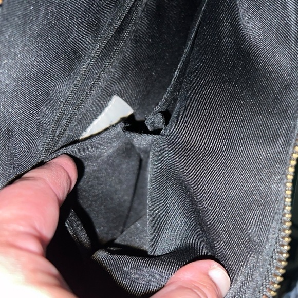 Black Leather Backpack Bag in Excellent Condition - Picture 6 of 16